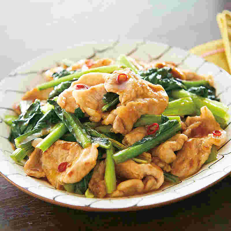 夏野菜と豚肉の南蛮炒め
