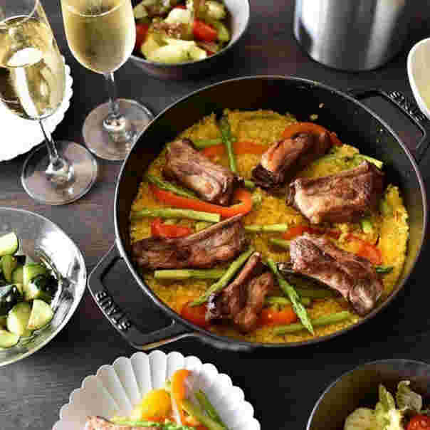 ストウブで作った肉料理の画像