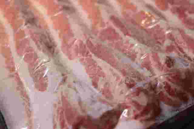 冷凍焼けした豚肉