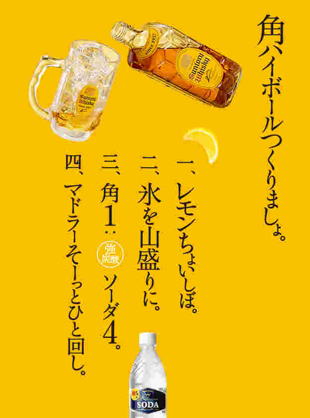 ハイボールの作り方ポスター