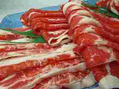 輸入牛の牛バラ肉