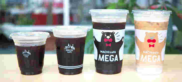 ローソンのコーヒーサイズ各種