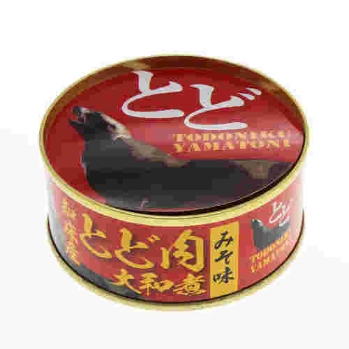 缶詰にされたトド肉の大和煮