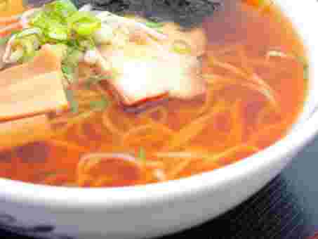 醤油ラーメンのアップ