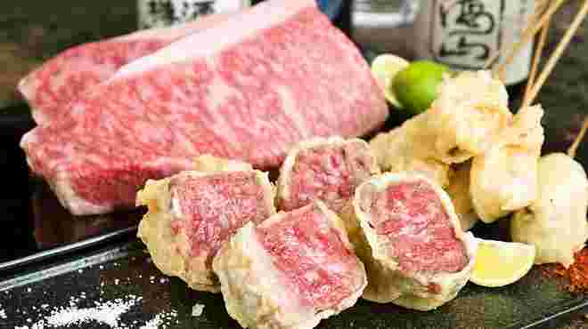肉の天ぷら