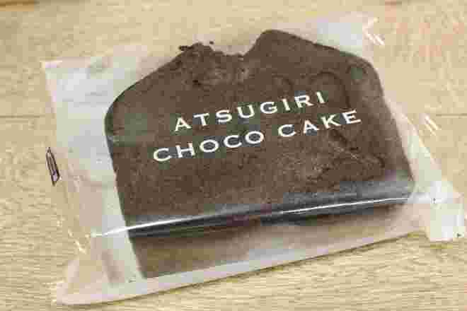 厚切りチョコケーキ画像