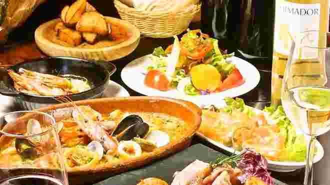 スペインの料理の様子