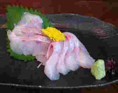 のどぐろの刺し身
