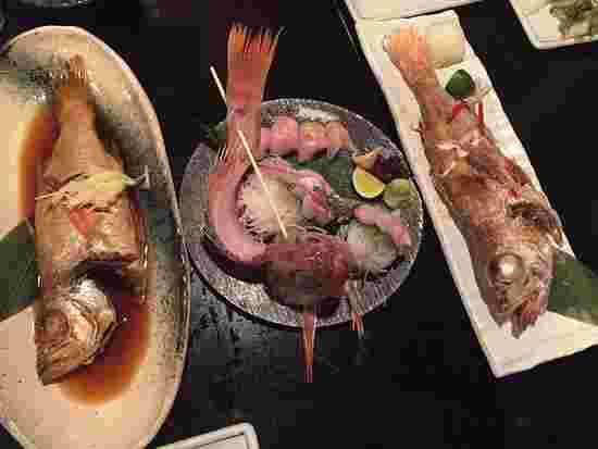 のどぐろ四谷本店ののどぐろの料理