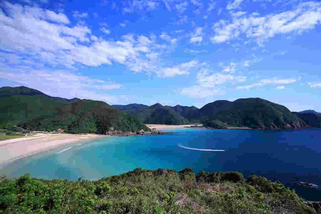 五島列島のビーチ