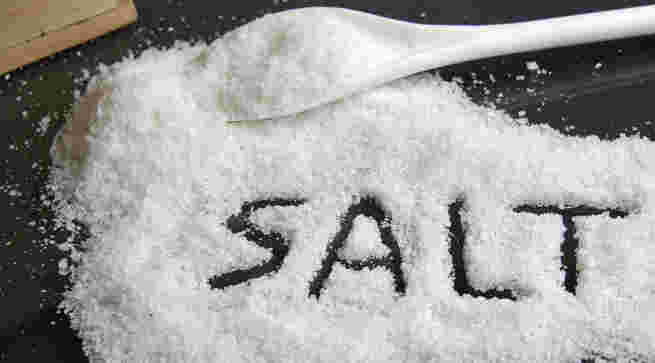 塩にSALTの文字