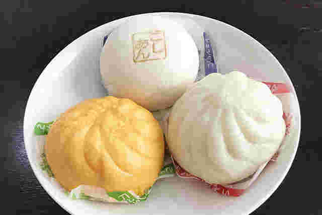 色々な種類の中華まん