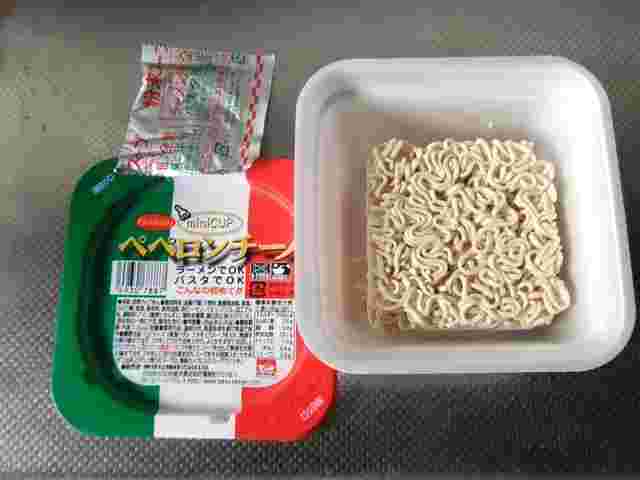 駄菓子のペペロンチーノ