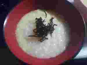 昆布を使ったお粥