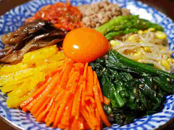 野菜たっぷりのビビンバ