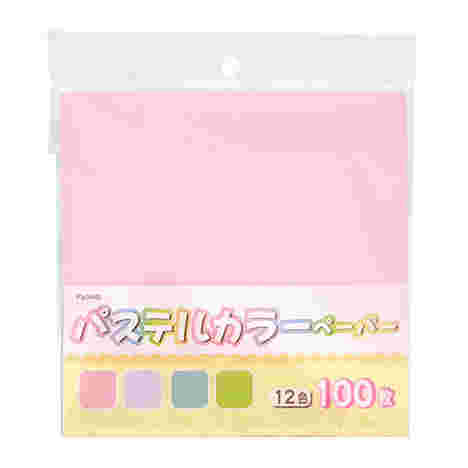 パステルカラー折り紙