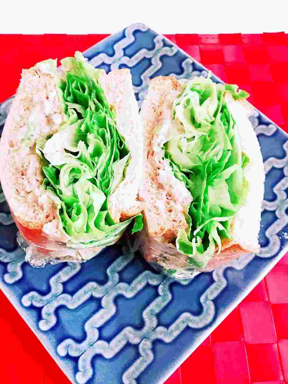 サバの水煮缶のホットサンド
