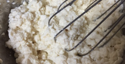 豆腐を攪拌