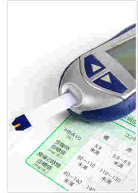 血糖値を測る計量器