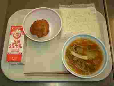 あんかけ味のソフト麺