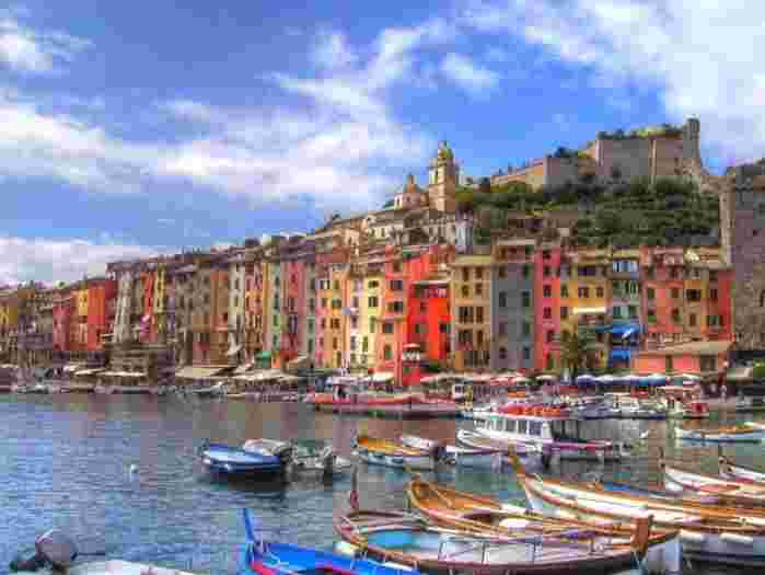 イタリアのジェノバ地方の風景