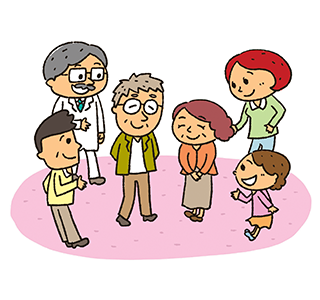 家族のイメージのイラスト