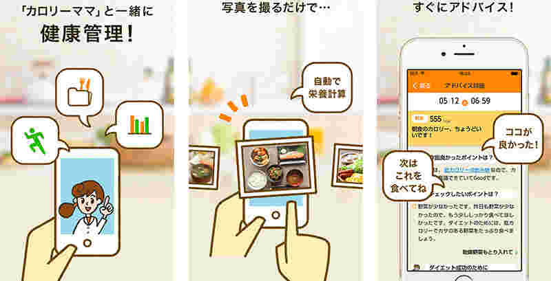 カロリーママの操作説明