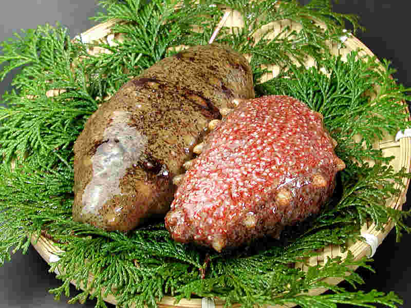 高級料理にも使用される赤なまこ