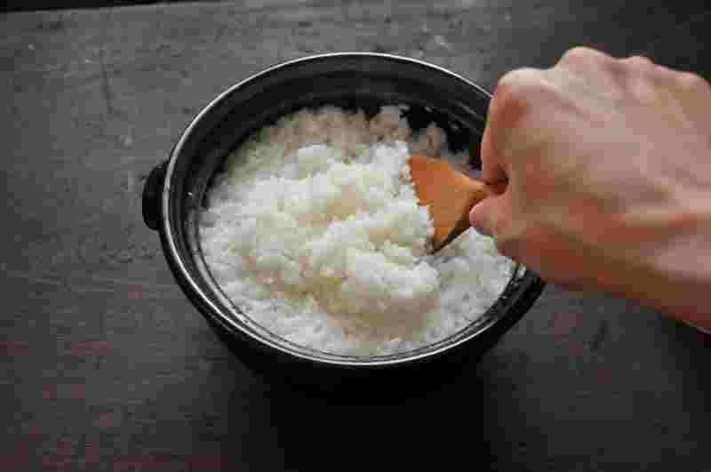土鍋ご飯の炊き方の写真