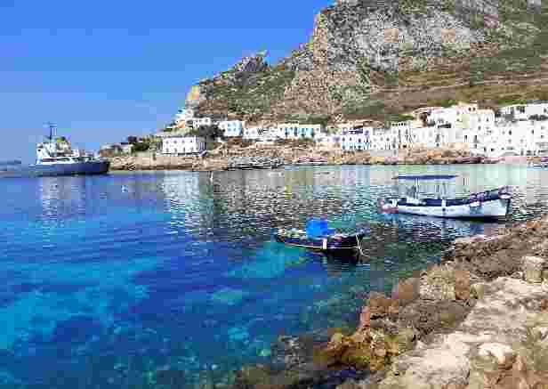 イタリアのシチリア島の風景