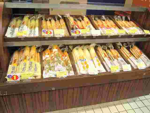 のっぽパンの売り場
