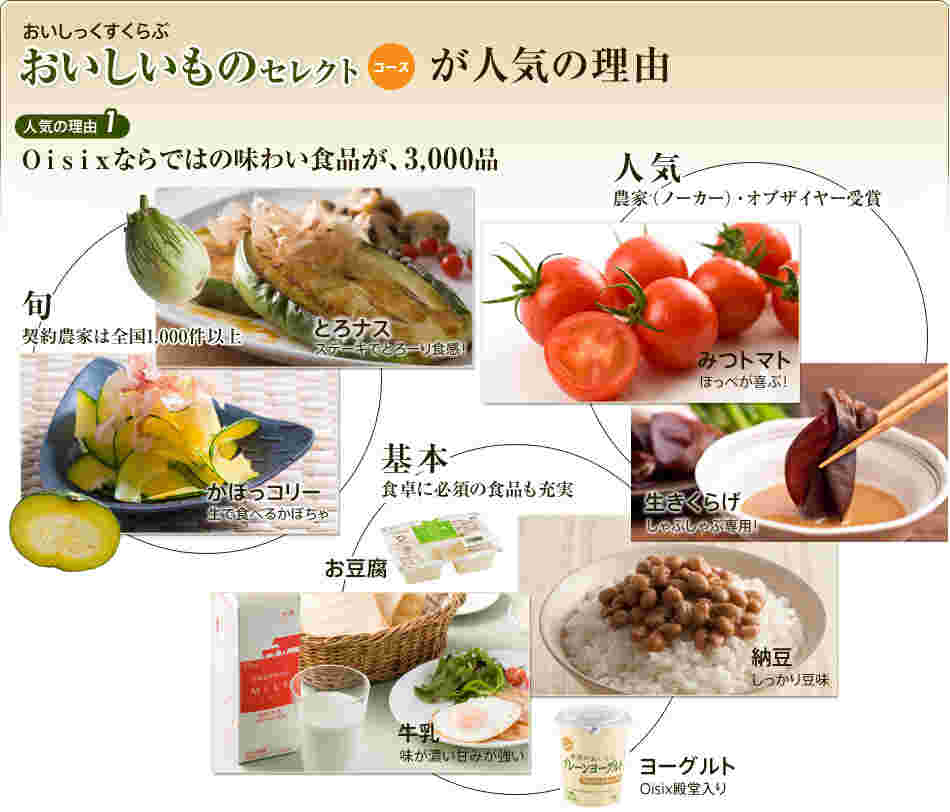 オイシックスのお試しコース紹介画像