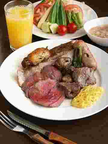 ブラジリアンレストランコパの料理