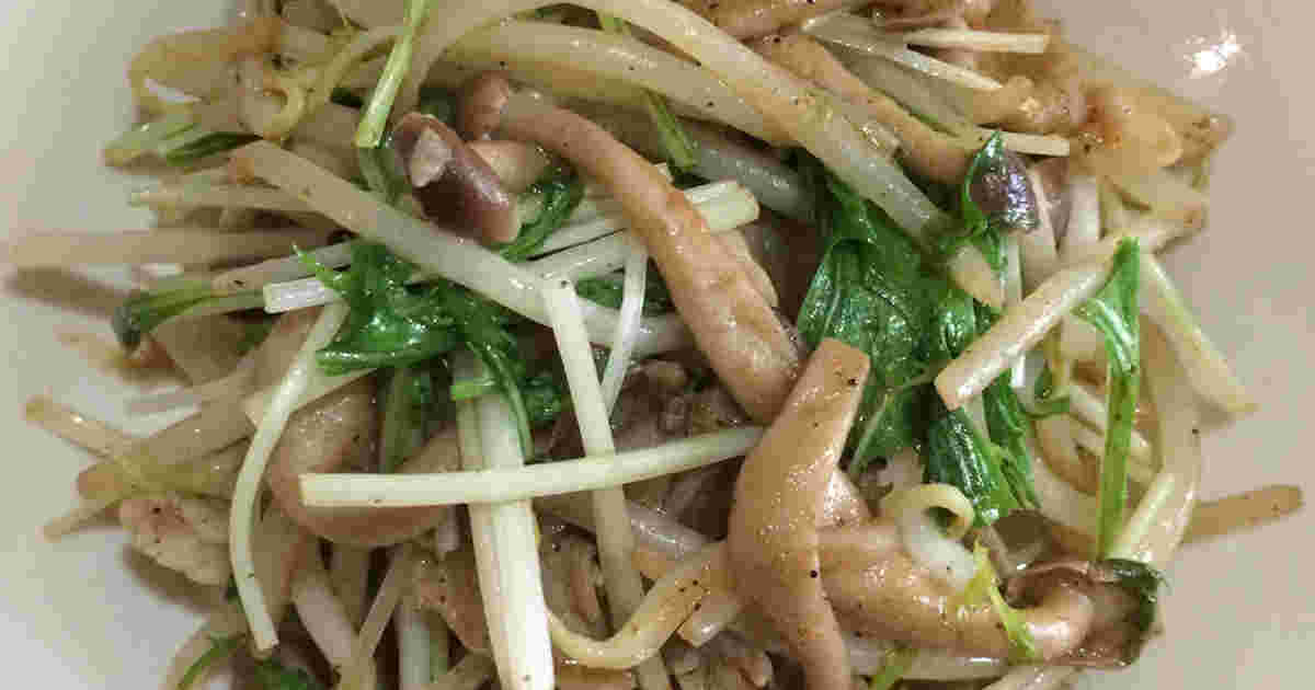ケイジャンスパイスの野菜炒め