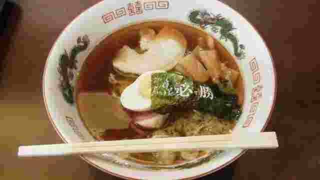 カジュアル稲松必勝ラーメンのラーメン
