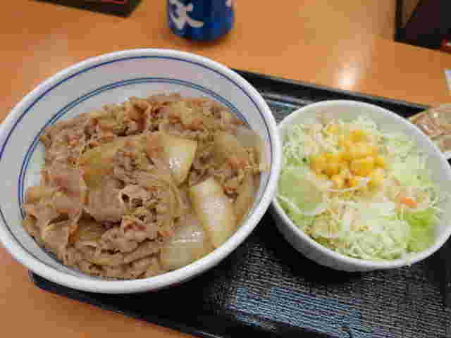 小盛りとサラダセット
