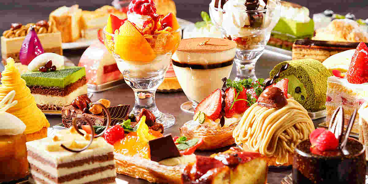糖質が多い代表的な食べ物であるケーキやパフェの画像