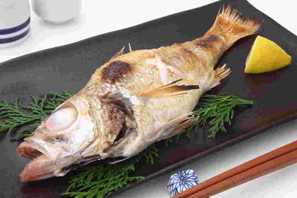 のどぐろの塩焼き