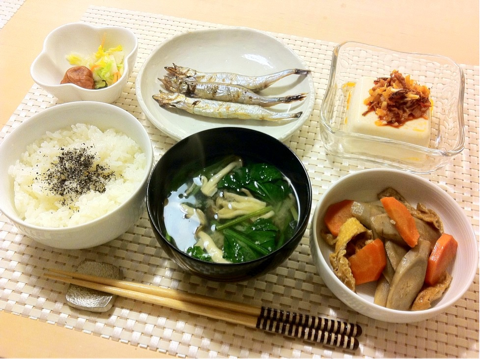 まごわやさしいのメニュー