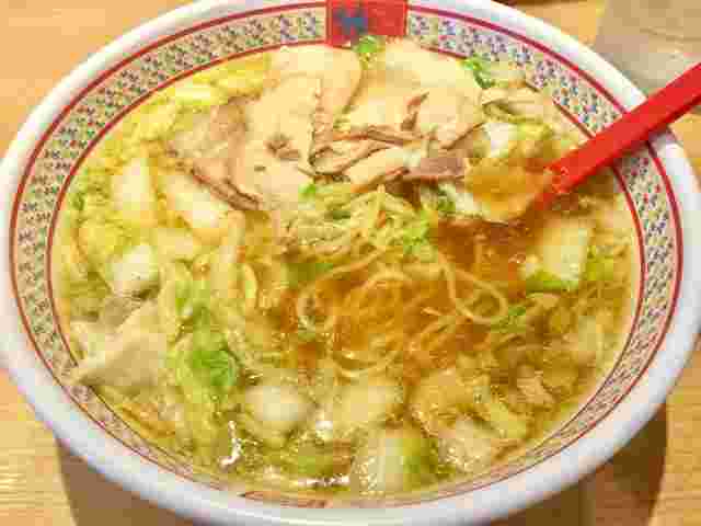 どうとんぼり神座のラーメン