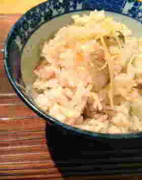 菊芋の炊き込みごはん