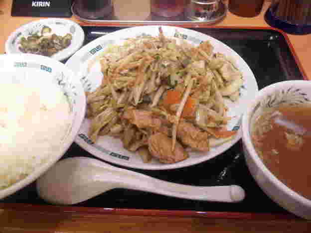 肉野菜炒め定食