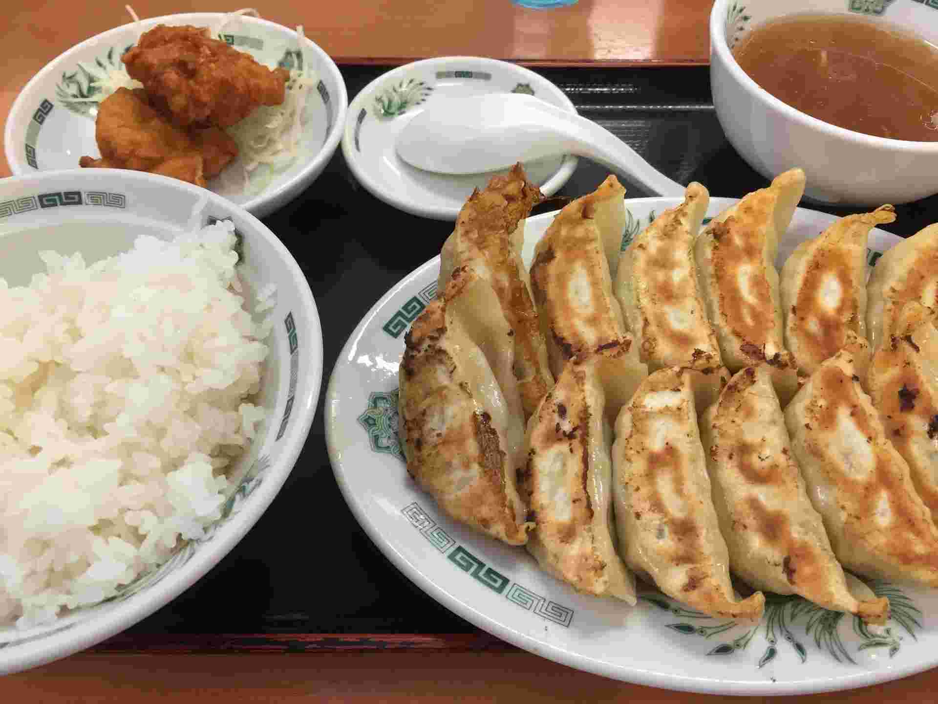 W餃子定食
