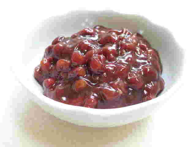 小豆の粒の大きいあんこ