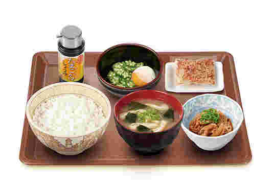 すき家の朝定食
