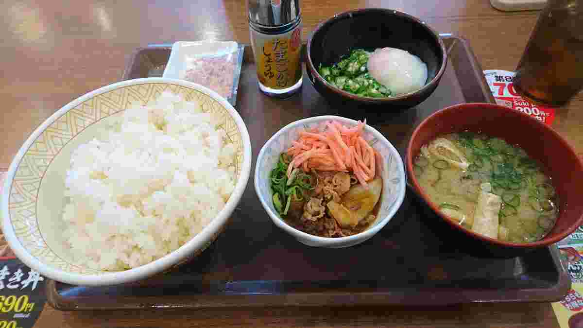 まぜのっけごはん朝食