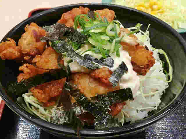 松乃家の南蛮風唐揚げ丼