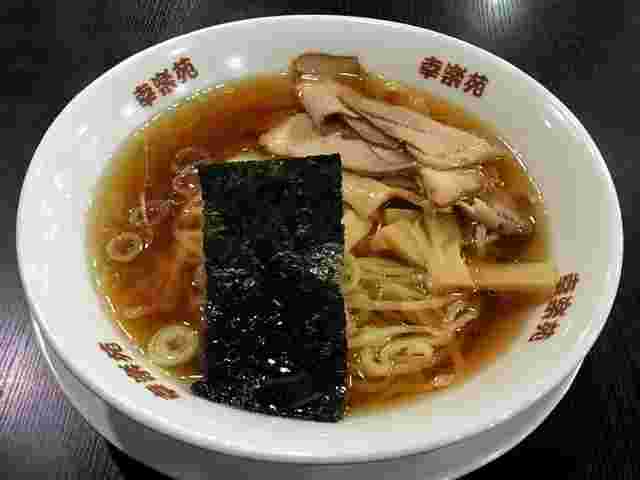 幸楽苑のラーメン