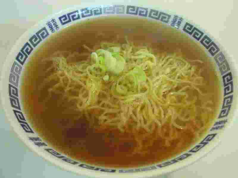 具材なしのシンプルなラーメン
