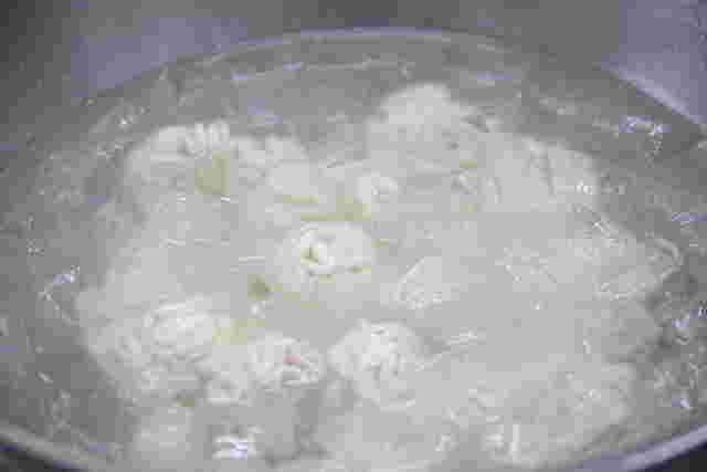 氷水に浸けた白子